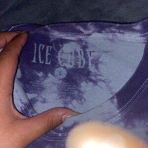 Ice Cube Purple Tie-Dye T-Shirt